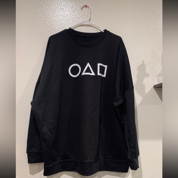Squid Game Sweatshirt - Black Netflix - Picture 1 of 5